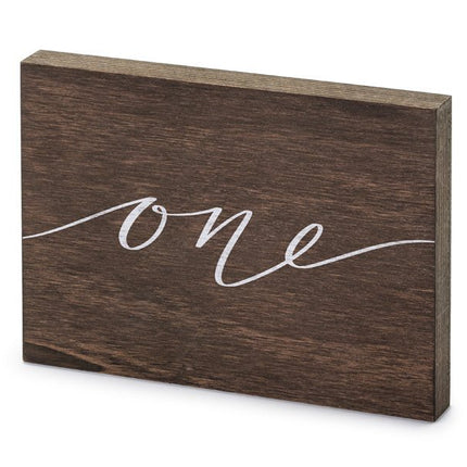 Tafelnummer One 18cm van Partydeco koop je bij Partywinkel