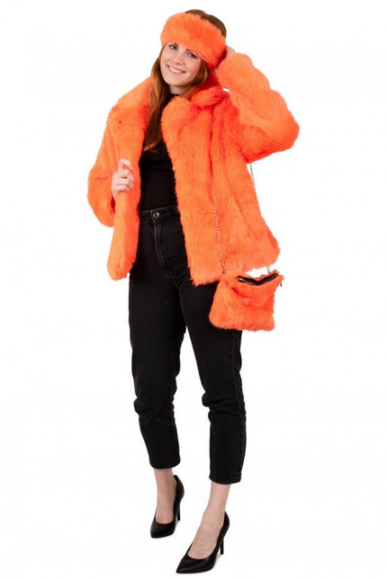 Tasje Plush Orange van PartyXplosion koop je bij Partywinkel