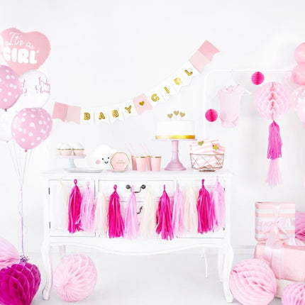 Tassel Slinger Roze 2m van Partydeco koop je bij Partywinkel