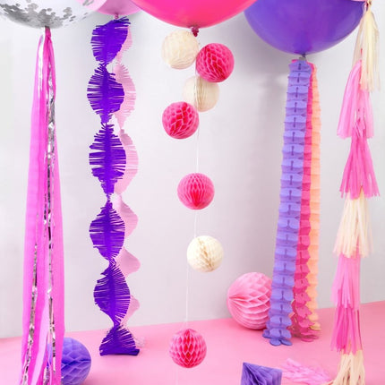 Tassel Slinger Roze 2m van Partydeco koop je bij Partywinkel