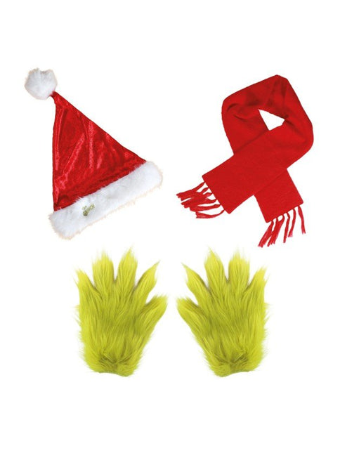 The Grinch Accessoireset 3-delig van CHAKS koop je bij Partywinkel
