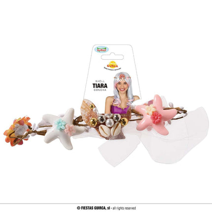 Tiara Schelp van Fiestas Guirca koop je bij Partywinkel