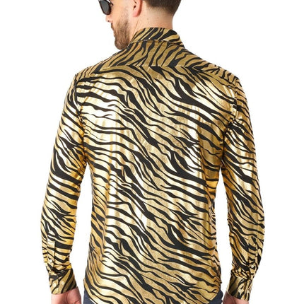 Tijger Goud Overhemd Heren OppoSuits van OppoSuits koop je bij Partywinkel
