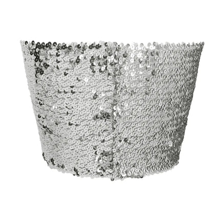Top Sparkle zilver (M/L stretch) van Boland koop je bij Partywinkel