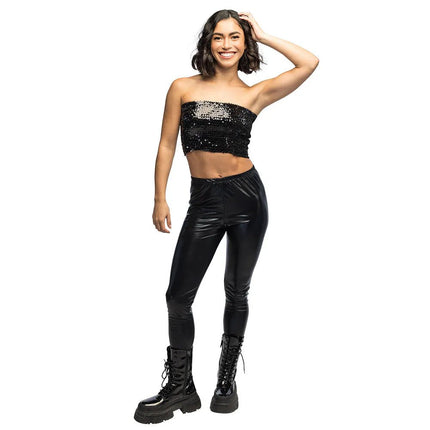 Top Sparkle zwart (M/L stretch) van Boland koop je bij Partywinkel