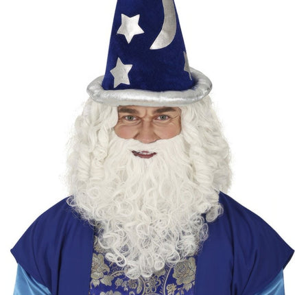 Tovenaar Hoed Blauw Tovenaar van Fiestas Guirca koop je bij Partywinkel
