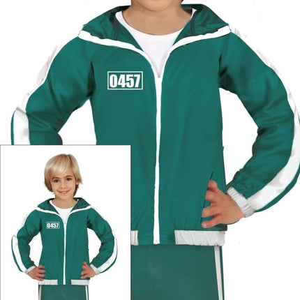 Trainingspak Cijfers Jongens Groen van Fiestas Guirca koop je bij Partywinkel