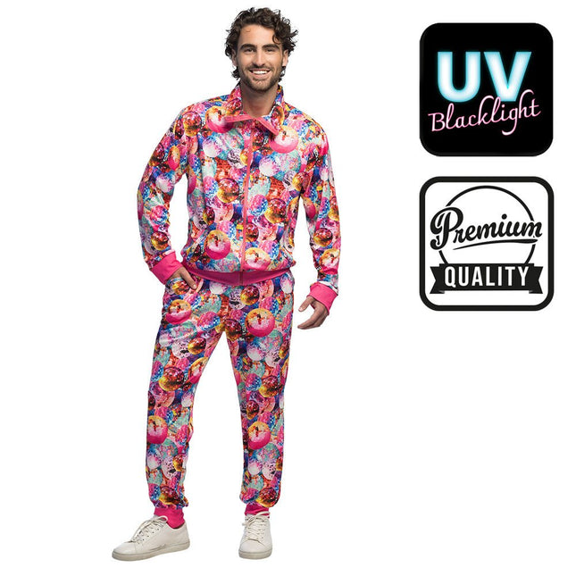 Trainingspak Dancing dude UV van Boland koop je bij Partywinkel