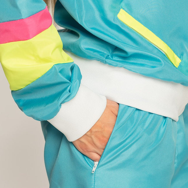 Trainingspak Fout Dames Blauw van Boland koop je bij Partywinkel