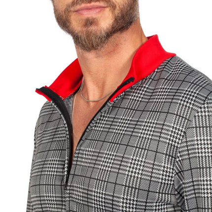 Trainingspak Fout Heren Grijs van Wilbers & Wilbers koop je bij Partywinkel