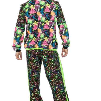 Trainingspak Jaren 80 Neon van Wilbers & Wilbers koop je bij Partywinkel