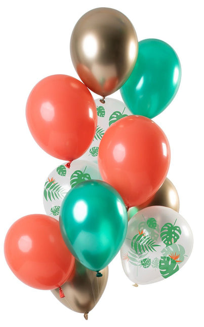 Tropical Ballonnen Set 30cm 12st van Folat koop je bij Partywinkel