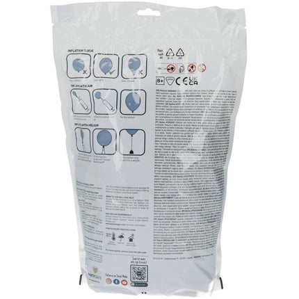 Turquoise Ballonnen Calm Turquoise 33cm 100st van Folat koop je bij Partywinkel