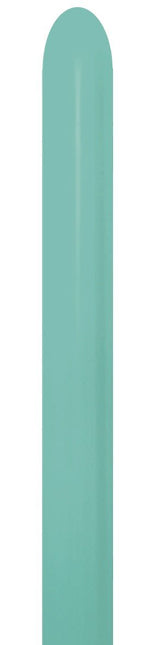 Turquoise Modellleerballonnen 1,52m 50st van Sempertex koop je bij Partywinkel