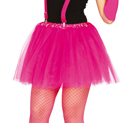 Tutu Neon Fuchsia 40cm van Fiestas Guirca koop je bij Partywinkel
