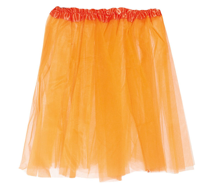 Tutu Neon Oranje 40cm van Fiestas Guirca koop je bij Partywinkel