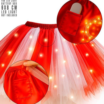 Tutu Rood/Wit van Widmann koop je bij Partywinkel