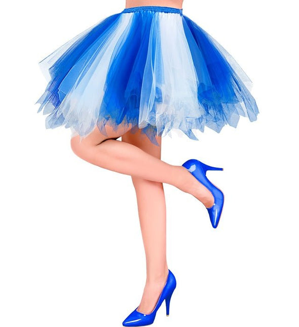 Tutu Wit/Blauw van Widmann koop je bij Partywinkel