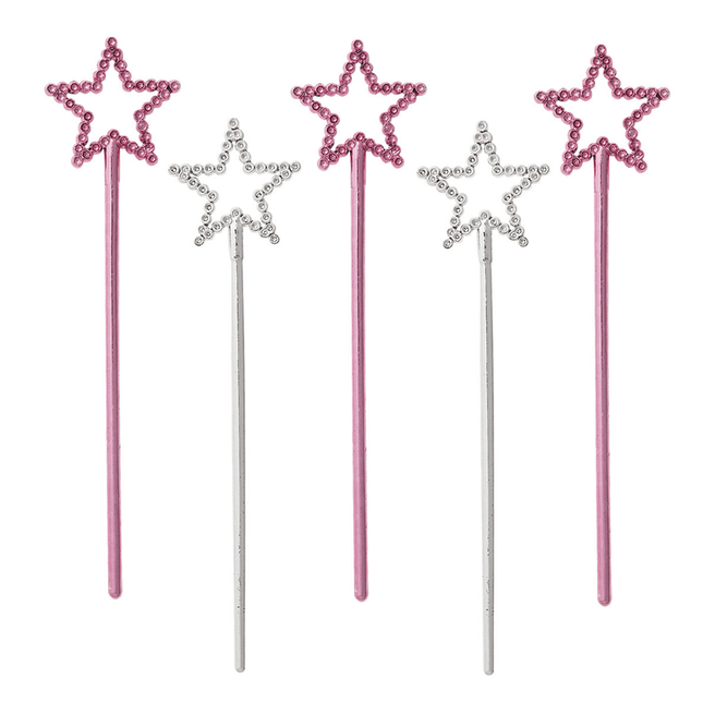 Uitdeelcadeautjes Toverstaffen 18cm 8st van Unique koop je bij Partywinkel