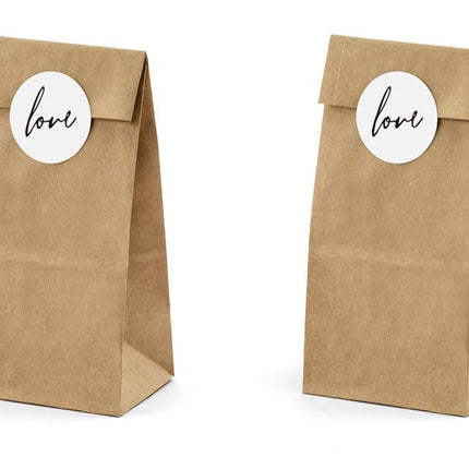 Uitdeelzakjes Love 6st van Partydeco koop je bij Partywinkel