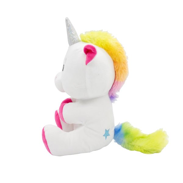 Unicorn Ballon Gewicht 2 - In - 1 Knuffel 21cm van Riethmueller koop je bij Partywinkel