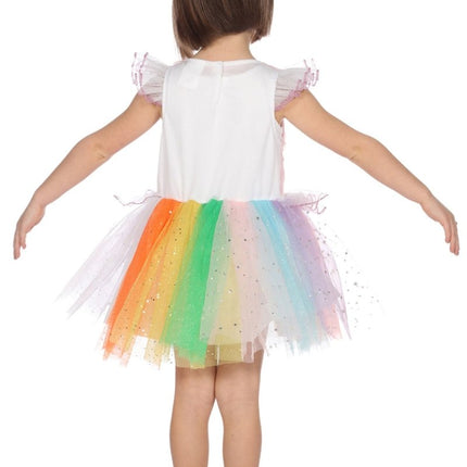 Unicorn Jurk Meisje Glitters van Wilbers & Wilbers koop je bij Partywinkel