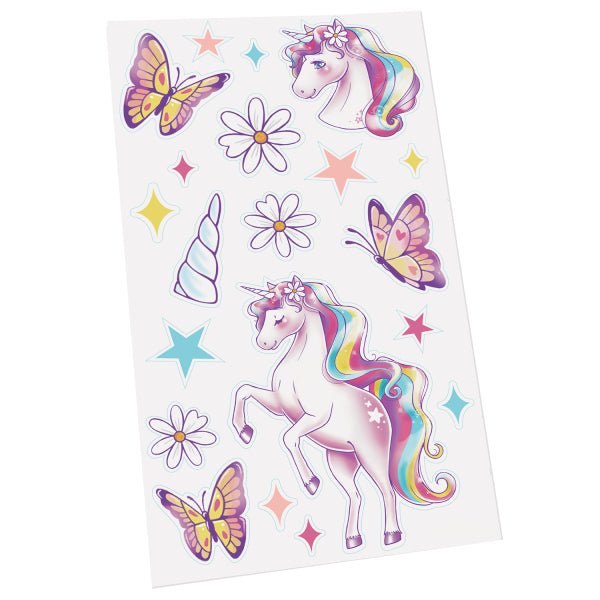 Unicorn Nep Tattoos 4st van Riethmueller koop je bij Partywinkel