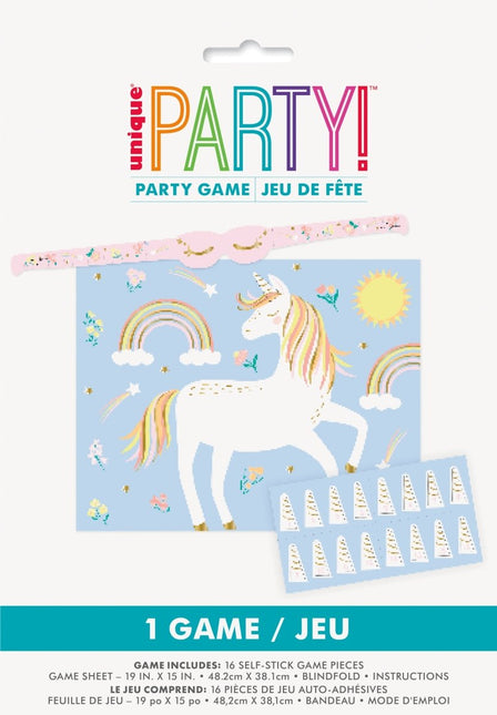 Unicorn Spel 16 delig van Unique koop je bij Partywinkel
