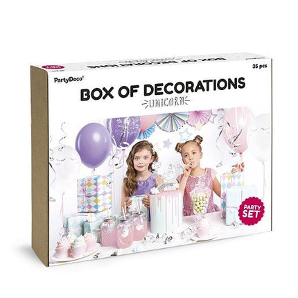 Unicorn Versiering Set 35 delig van Partydeco koop je bij Partywinkel