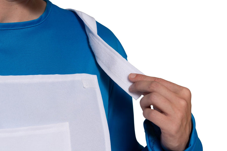 Smurfen Pak Blauw Wit Heren