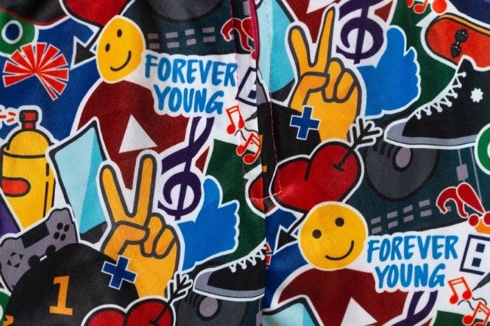 80's Skipak met Bril Vintage Freestyle