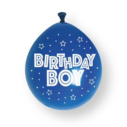 10ct Verjaardagsjongen 9" Latexballonnen