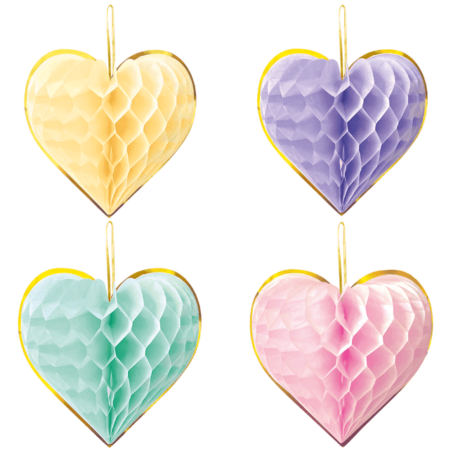 Valentijnsdag Hangdecoratie 23cm 4st van WeFiesta koop je bij Partywinkel