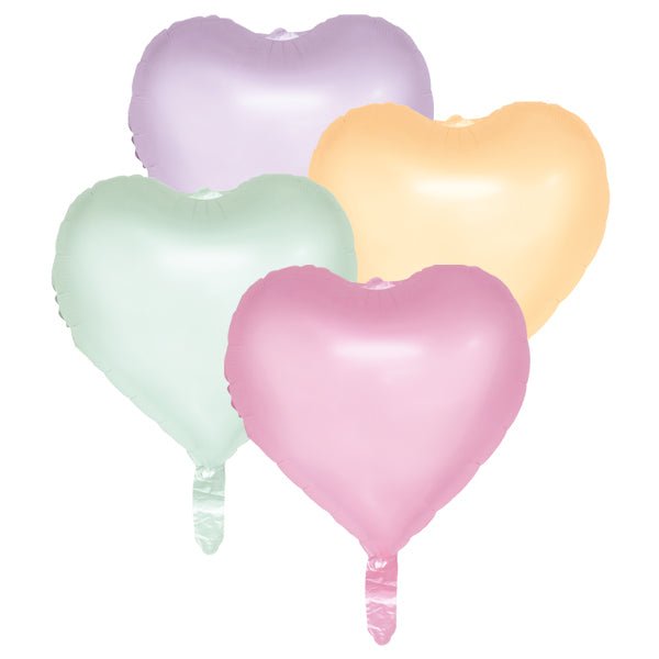 Valentijnsdag Helium Ballonnen Set Leeg 45cm 4st van WeFiesta koop je bij Partywinkel