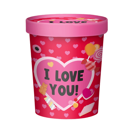 Valentijnsdag Snoepbakje I Love You 14cm van Paper Dreams koop je bij Partywinkel
