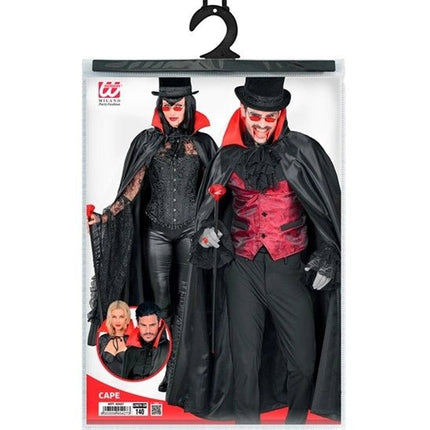 VAMPIER CAPE SATIJN 140 CM van Widmann koop je bij Partywinkel