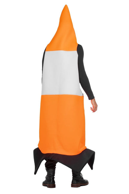 Verkeerskegel Kostuum Oranje van Wilbers & Wilbers koop je bij Partywinkel