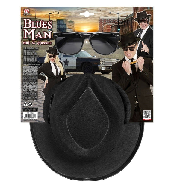 Verkleedset Blues Man 2 delig van Widmann koop je bij Partywinkel