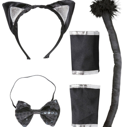 Verkleedset Kat 4 delig van Widmann koop je bij Partywinkel