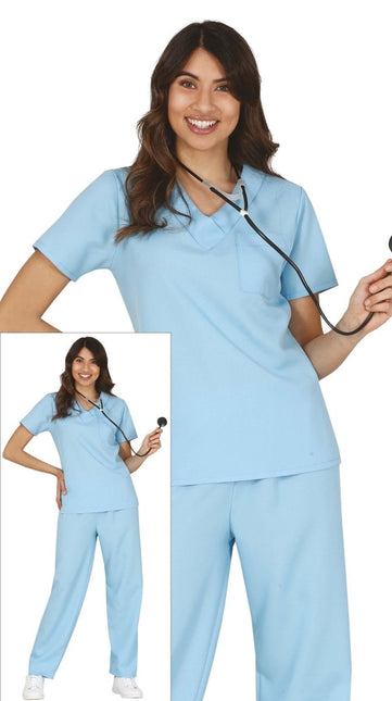 Verpleegster Kostuum Blauw van Fiestas Guirca koop je bij Partywinkel