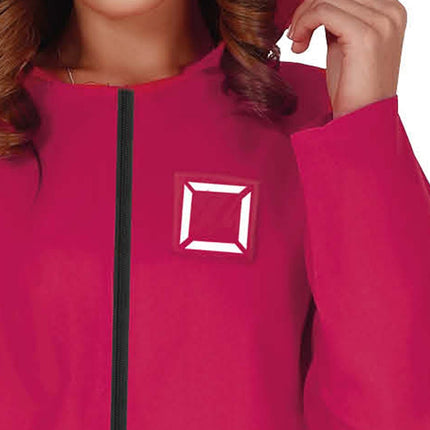 Vierkant Kostuum Dames Roze van Fiestas Guirca koop je bij Partywinkel