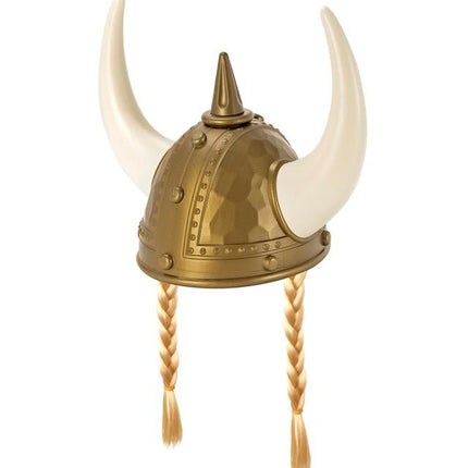 Viking Helm Gehamerd Met Vlechten van Widmann koop je bij Partywinkel