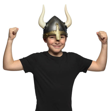 Viking Helm Zilver Kind van Boland koop je bij Partywinkel