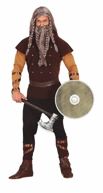 Viking Kostuum Heren Bruin van Fiestas Guirca koop je bij Partywinkel