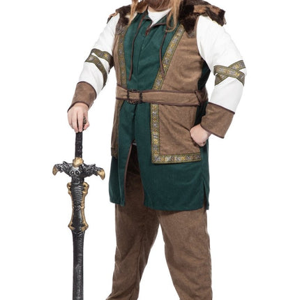 Viking Kostuum Heren 3 delig van Wilbers & Wilbers koop je bij Partywinkel