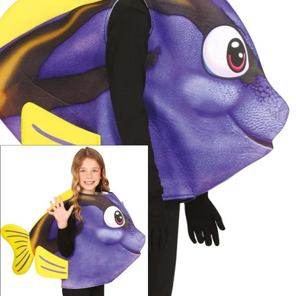 Vis Kostuum Blauw Geel Kind van Fiestas Guirca koop je bij Partywinkel