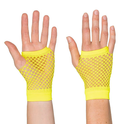 Visnet Handschoenen Geel van Boland koop je bij Partywinkel