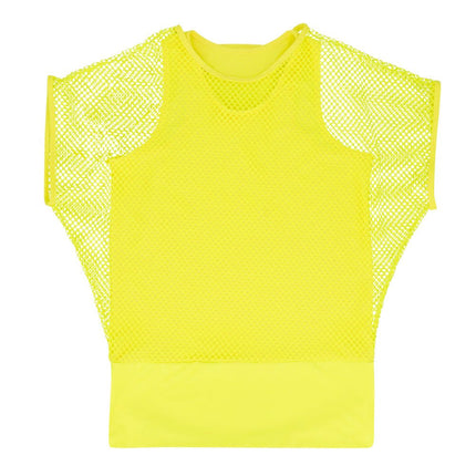 Visnet Shirt Geel Dames M/L van Boland koop je bij Partywinkel