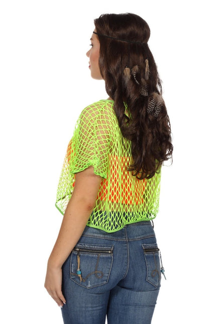 Visnet Shirt Groen van Wilbers & Wilbers koop je bij Partywinkel