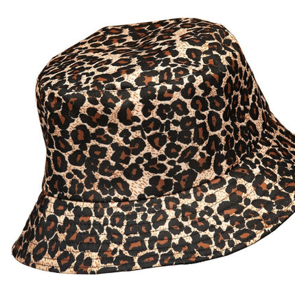 Panter Bucket Hat Bruin van Wilbers & Wilbers koop je bij Partywinkel